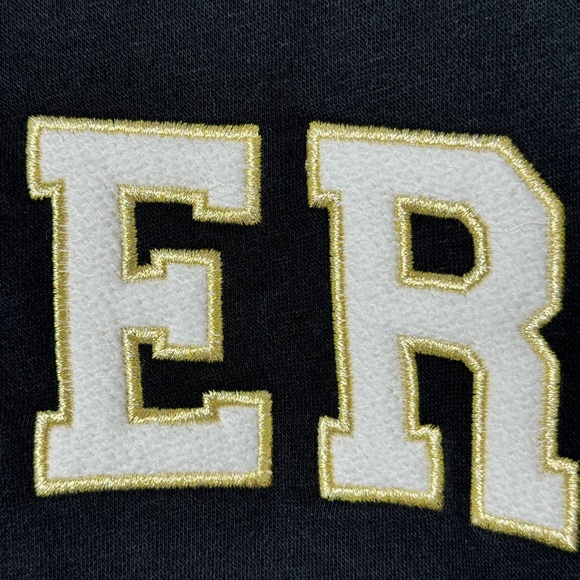 New Years Eve Outfit “Cheers” Sweatshirt Black XXL Embroidered Universal Thread - Picture 6 of 11